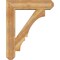 Ekena Millwork Balboa Craftsman Rough Sawn Bracket w/ Offset Brace, Western Red Cedar, 8"W x 32"D x 40"H BKT0806X32X40BOA04RWR - alternate 2